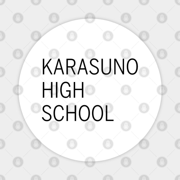 Karasuno Practice Shirt Design Magnet by Teeworthy Designs